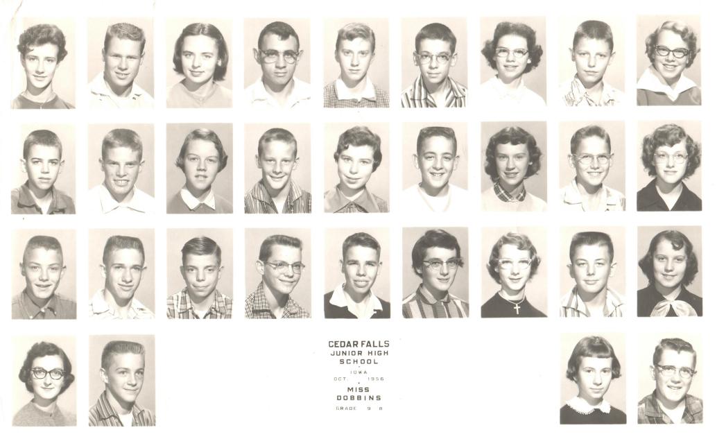 Miss Dobbins' 8th Grade Home Room (1956)